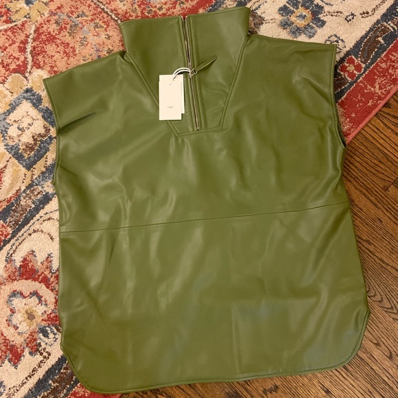 The Frankie Shop Half-zip Sleeveless top NWT - Picture 3 of 9